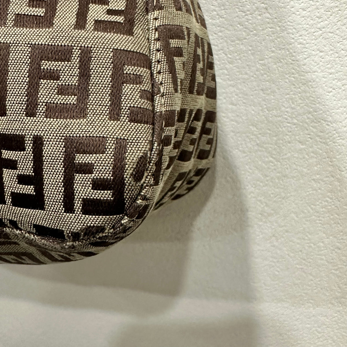 FENDI Mini Mamma Baguette Zuccino Canvas