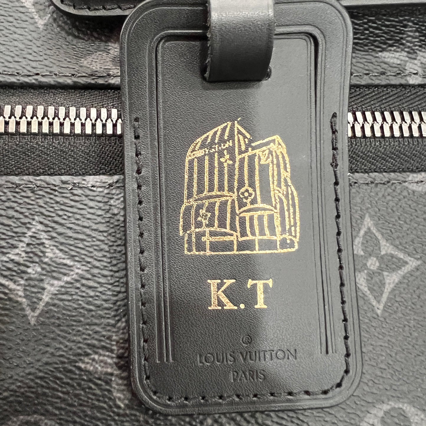 LOUIS VUITTON Horizon Grey Monogram Eclipse 55cm Suitcase