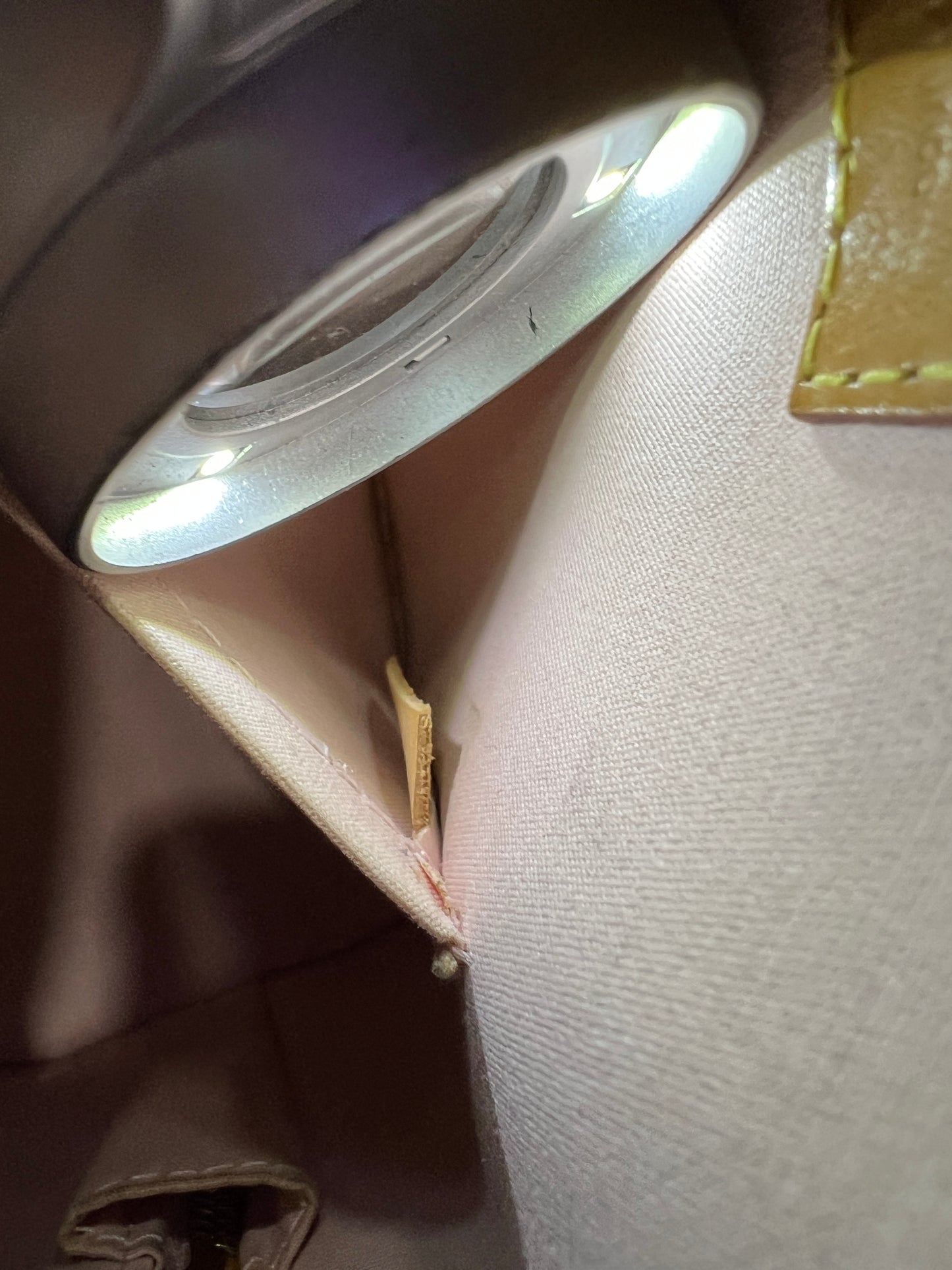 LOUIS VUITTON Alma bb Vernis