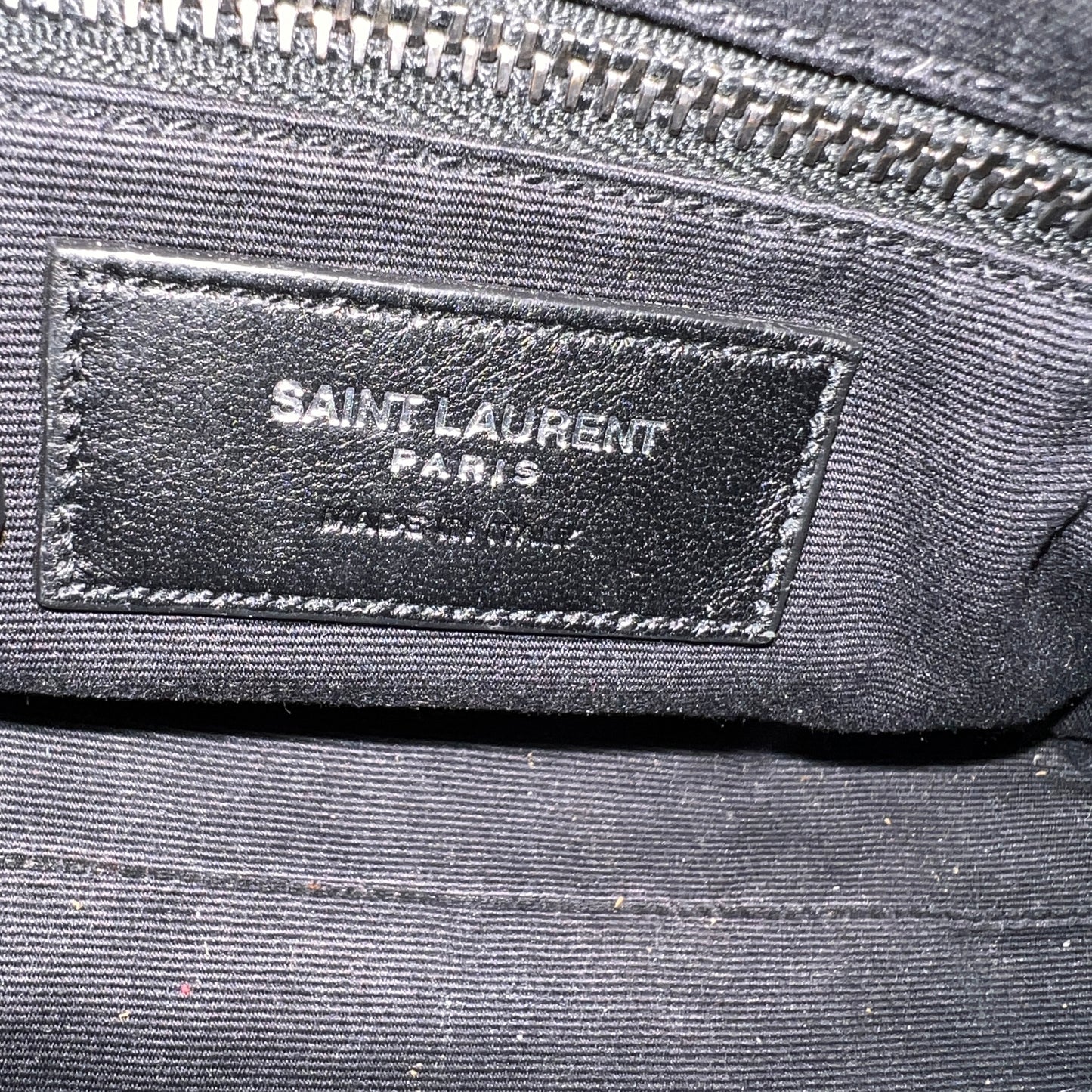 YSL Brown Suede Crossbody Bag