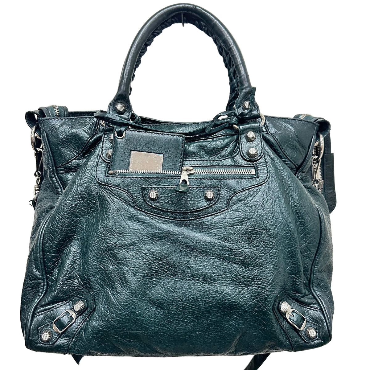 BALENCIAGA  Green City Bag Long Strap