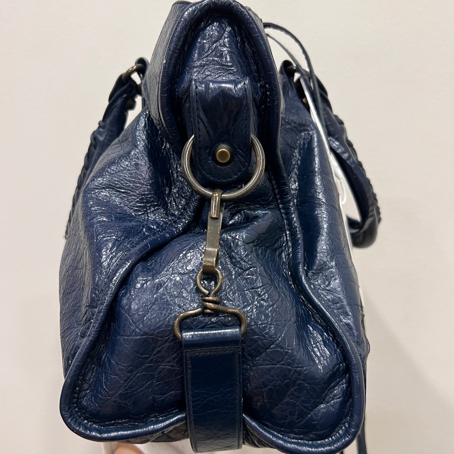 BALENCIAGA City Bag Medium Navy Blue