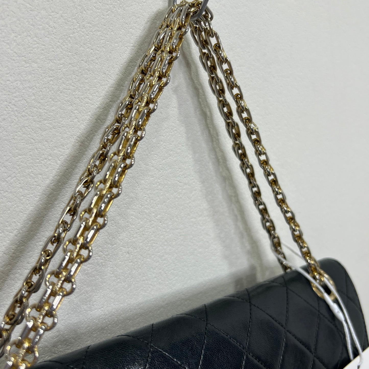 CHANEL CLASSIC DOUBLE FLAP BAG MADEMOISELLE CHAIN