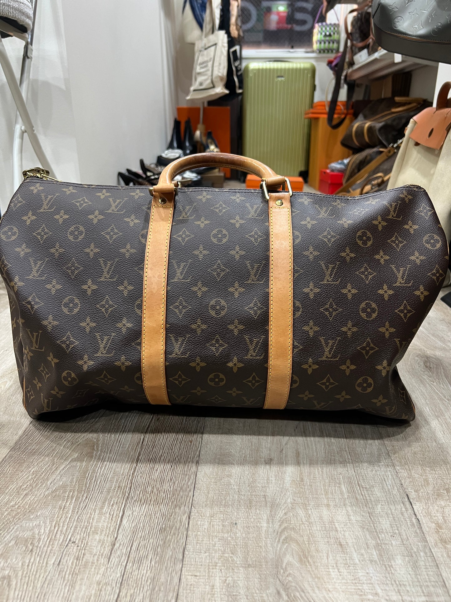 LOUIS VUITTON Keepall 50 with Lock & Key