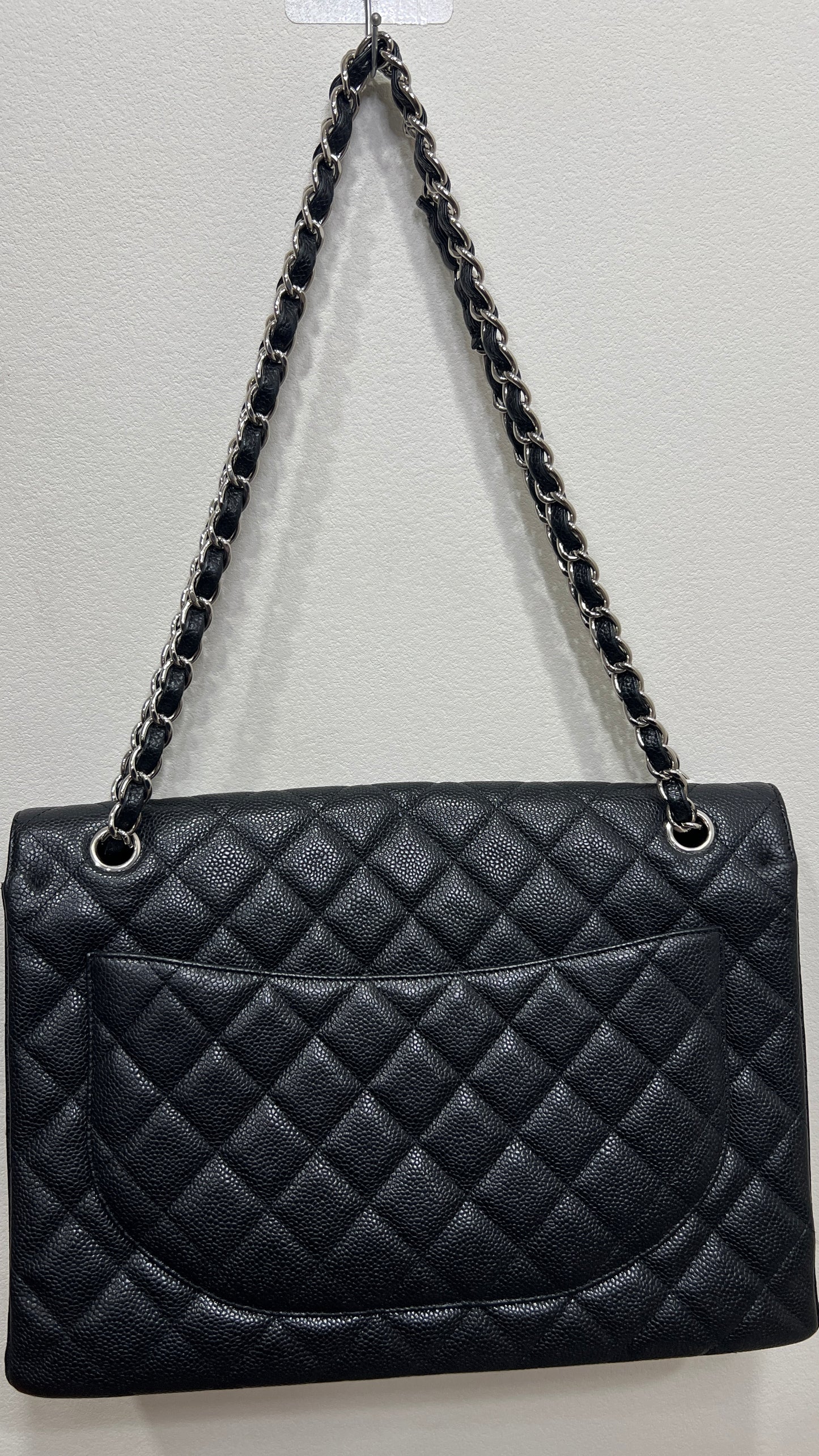 CHANEL Classic Flap Maxi Caviar Leather