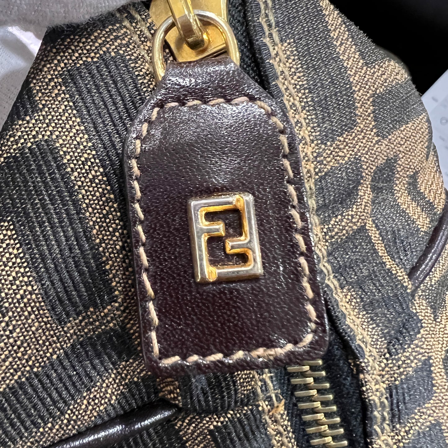 FENDI Zucca Vanity Bag 24cm