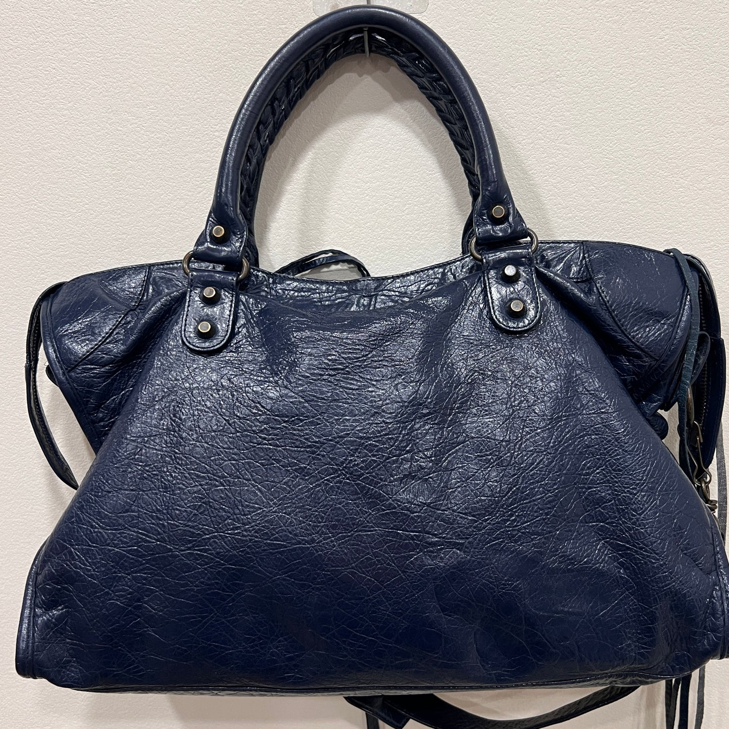 BALENCIAGA City Bag Medium Navy Blue