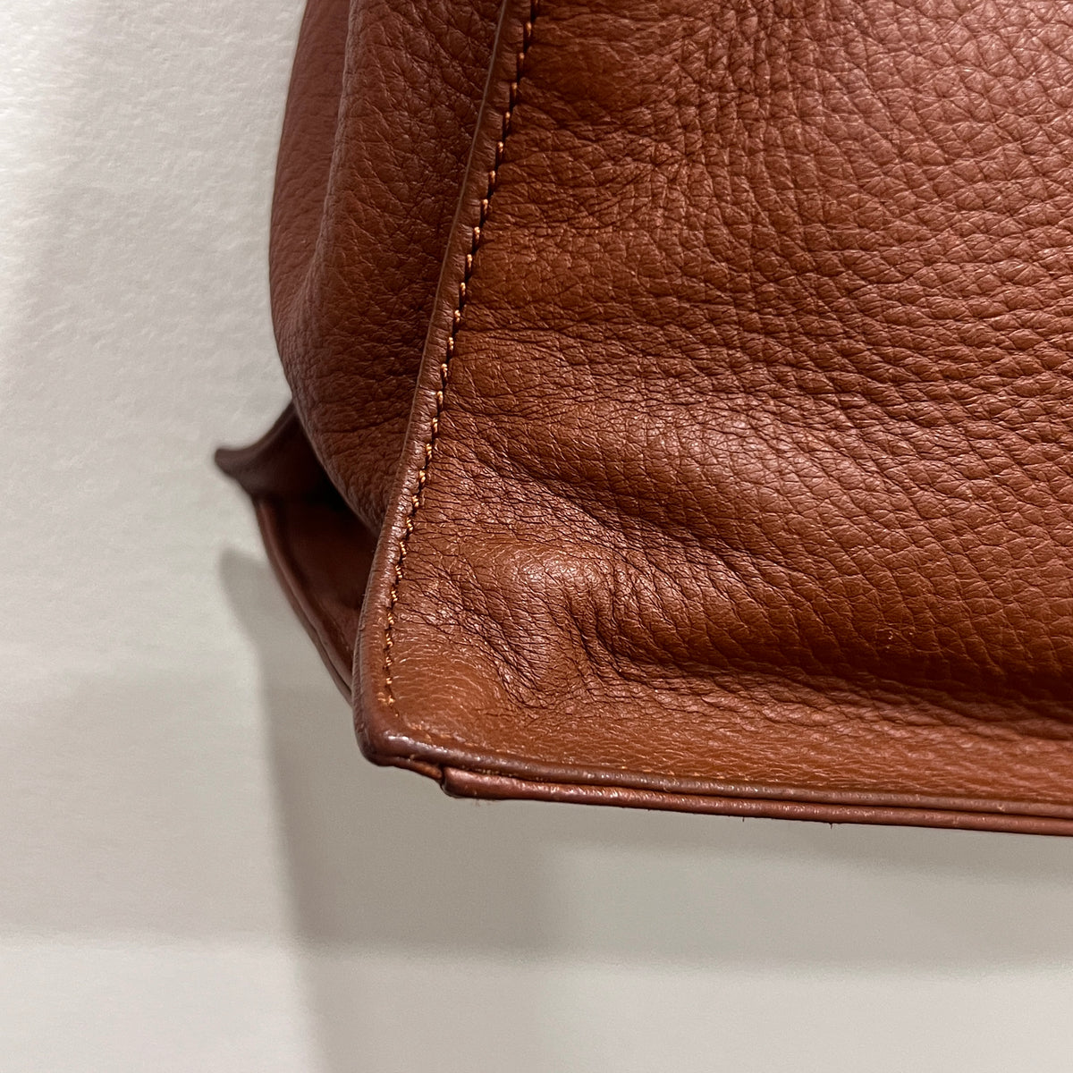 CHANEL Wood Handle Coco Mark Handbag