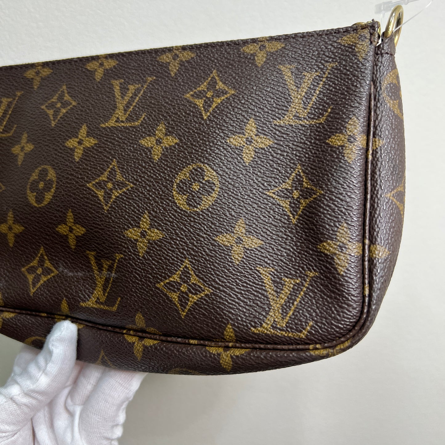 LOUIS VUITTON Accessory Pochette with Long Strap