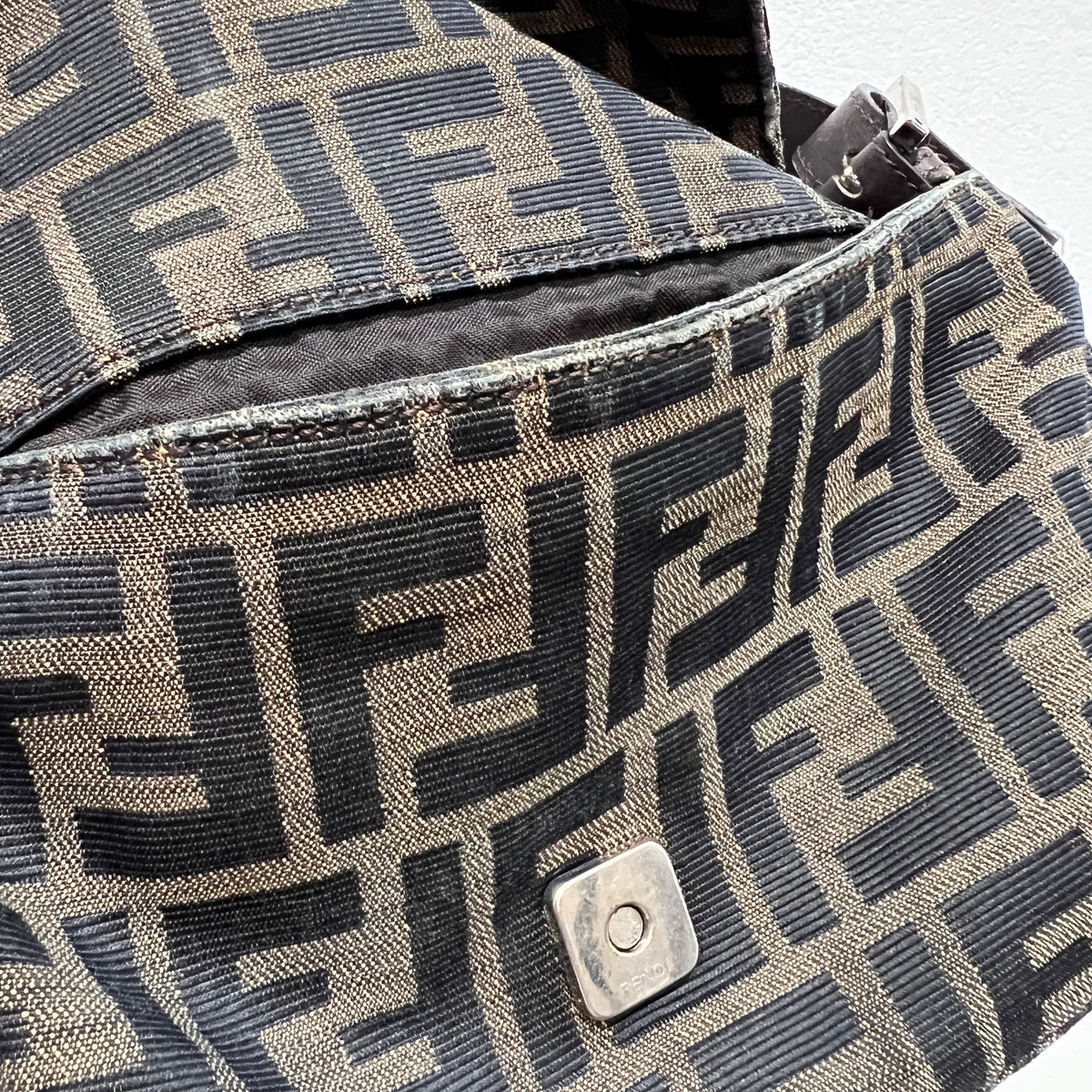 Fendi Baguette Zucca Canvas