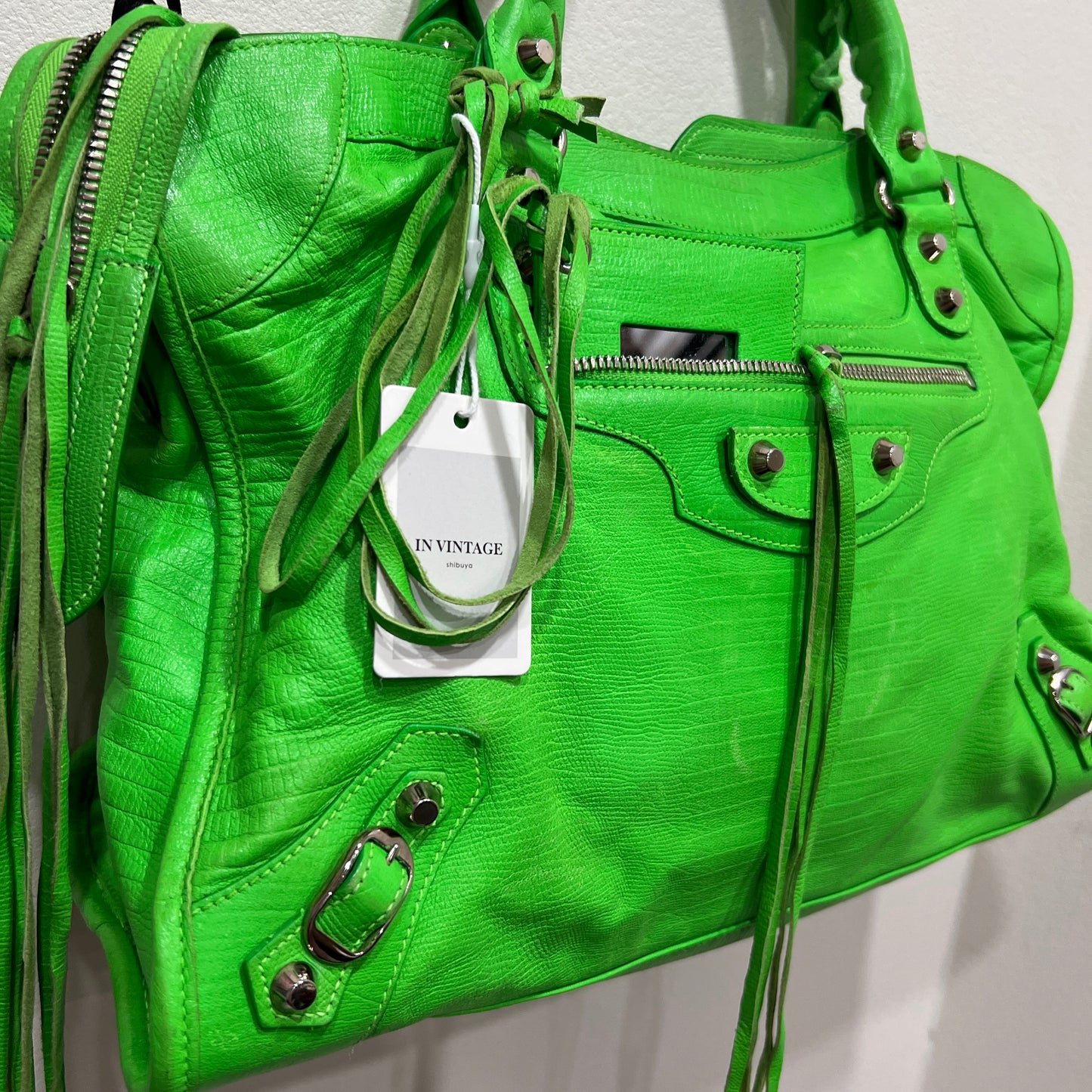 BALENCIAGA Lizard leather City Bag