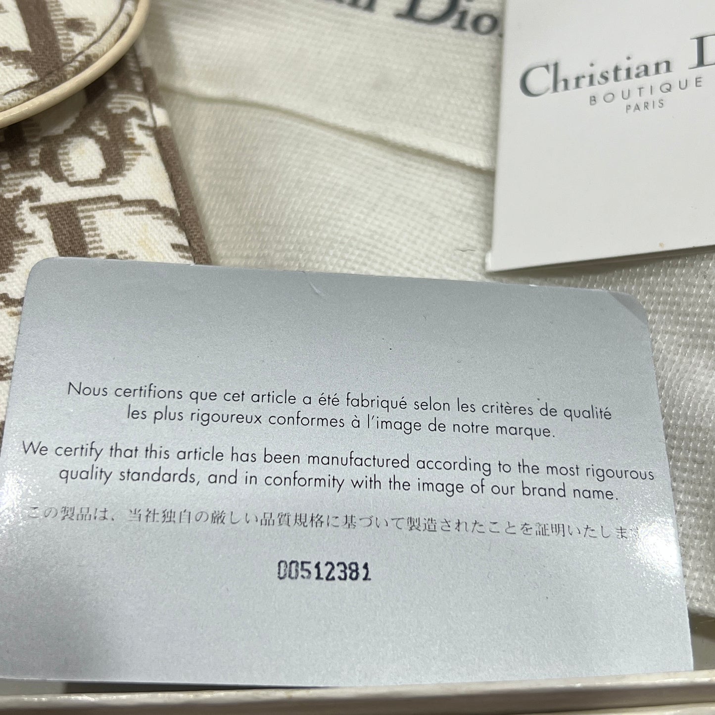 CHRISTIAN Dior Monogram Vintage Flowers Wallet