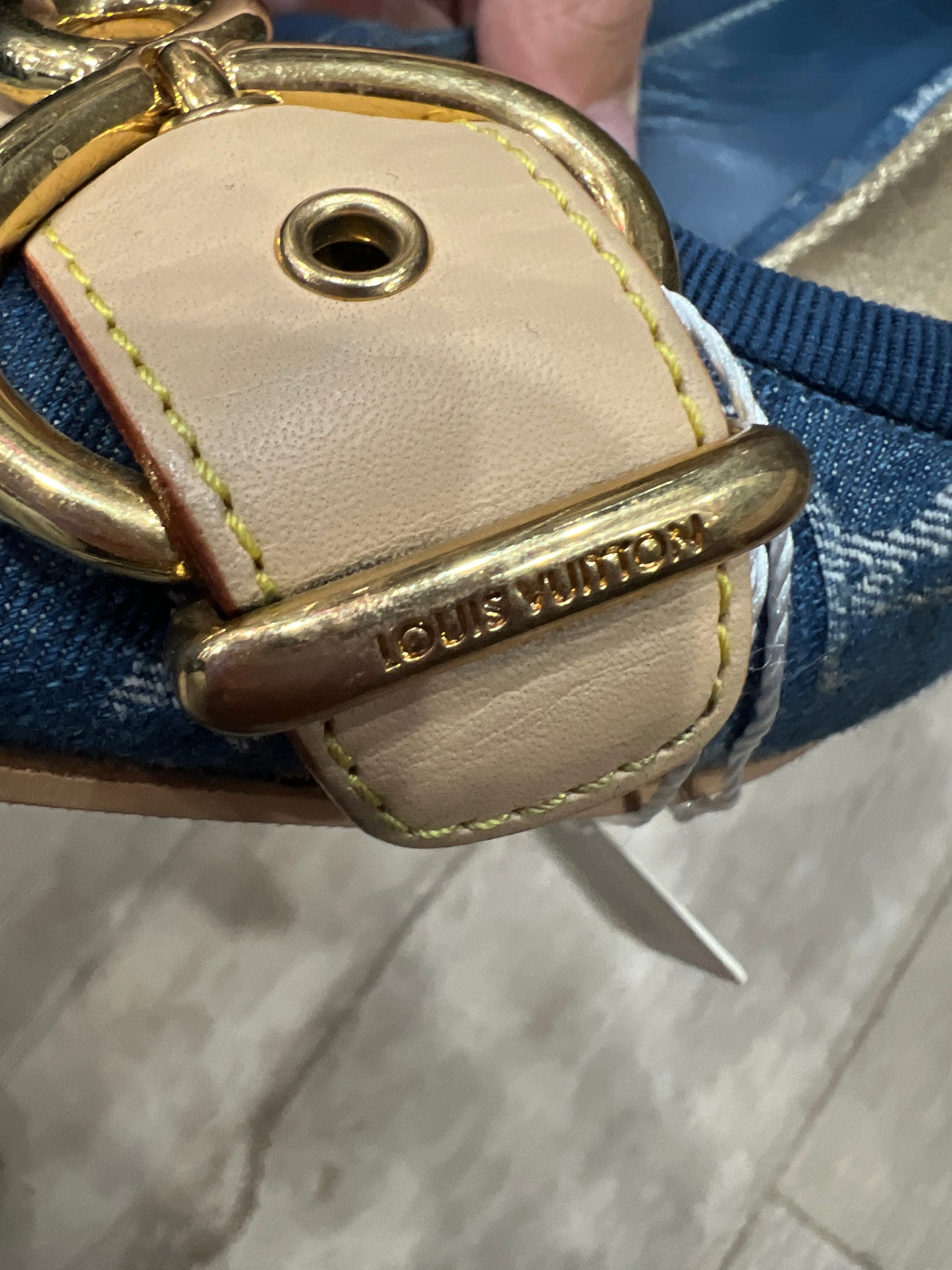 LOUIS VUITTON Denim Shoes SIZE 35