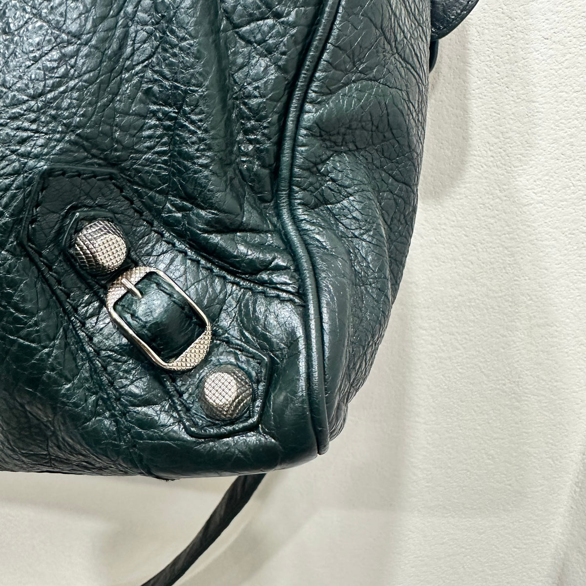 BALENCIAGA  Green City Bag Long Strap