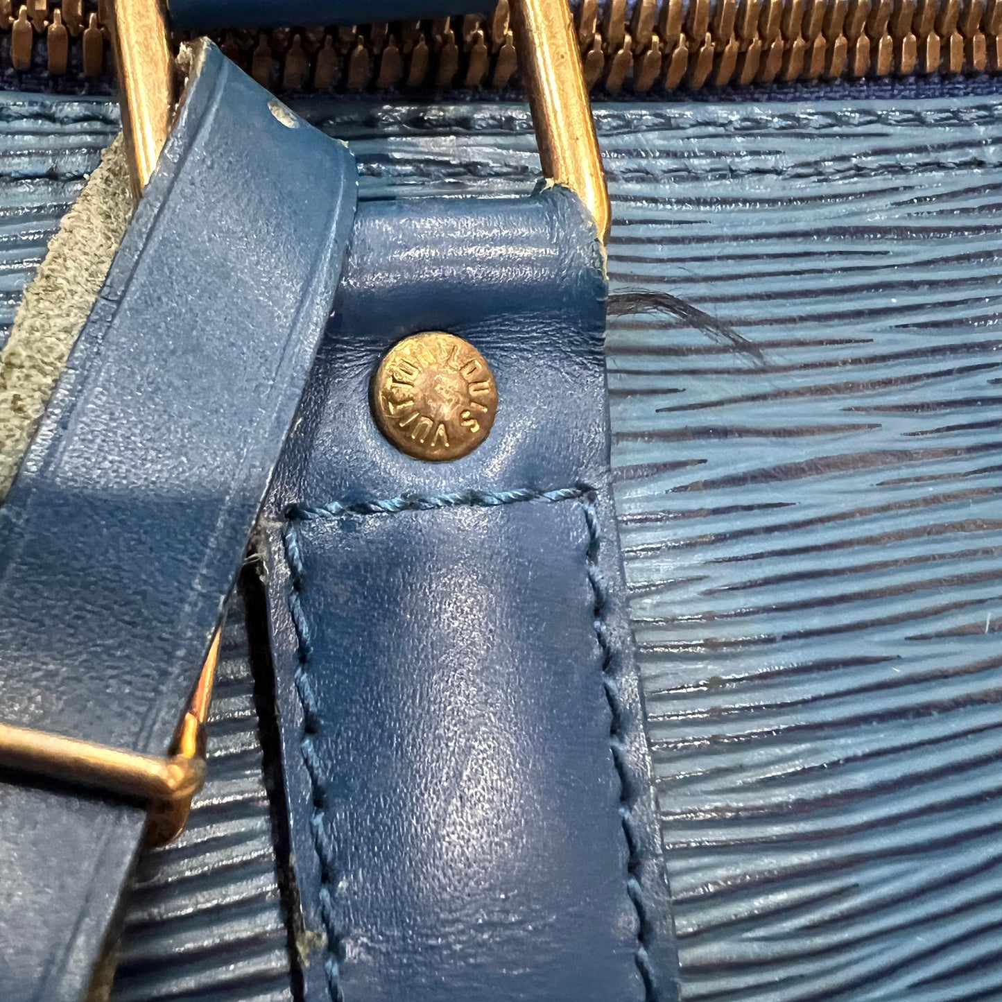 LOUIS VUITTON Keepall Epi Lether 50cm