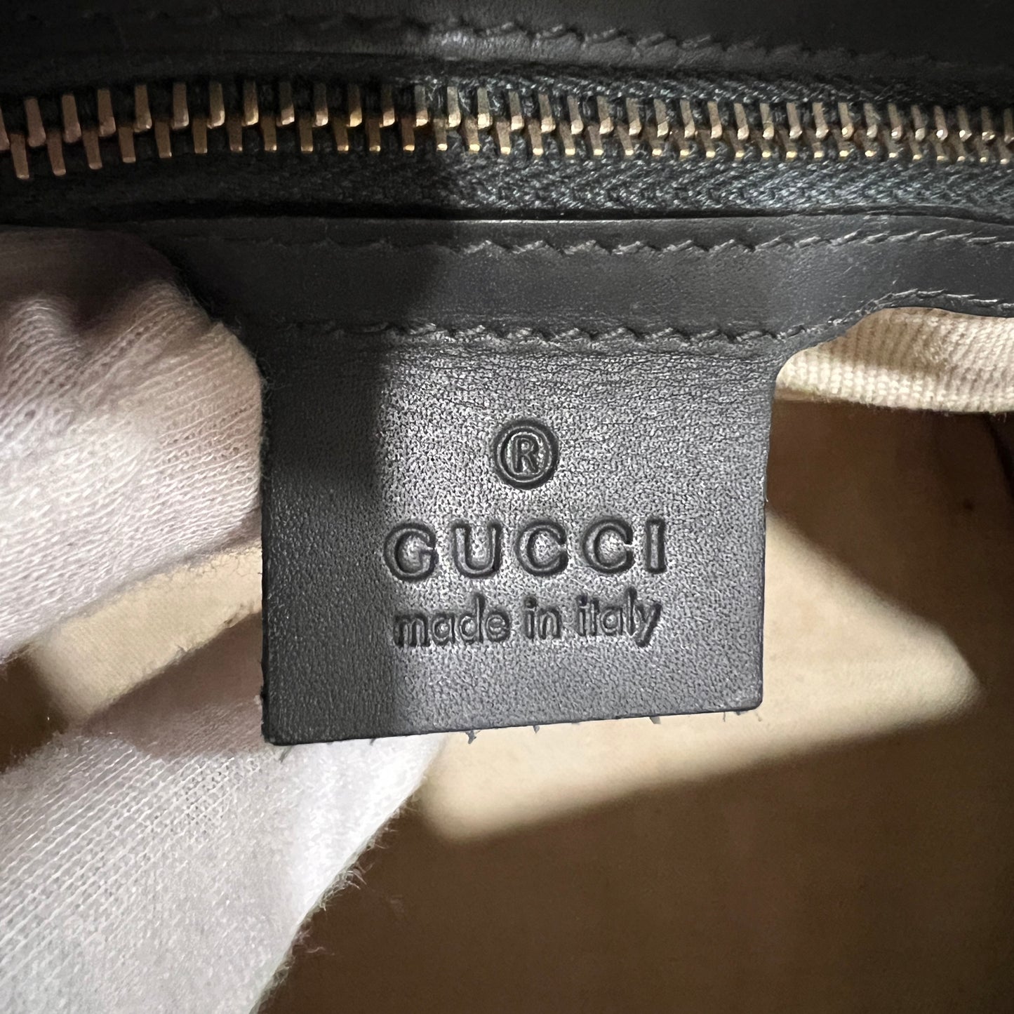GUCCI Green Gucci Suede Web Satchel/Boston Bag