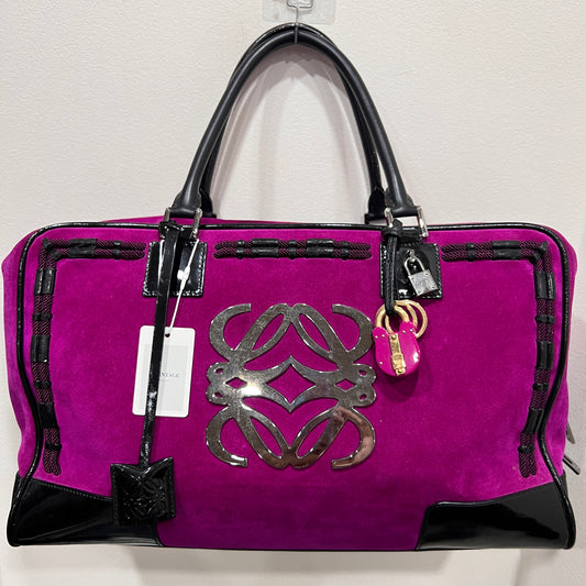 LOEWE Suede Fucshia Pink Amazona