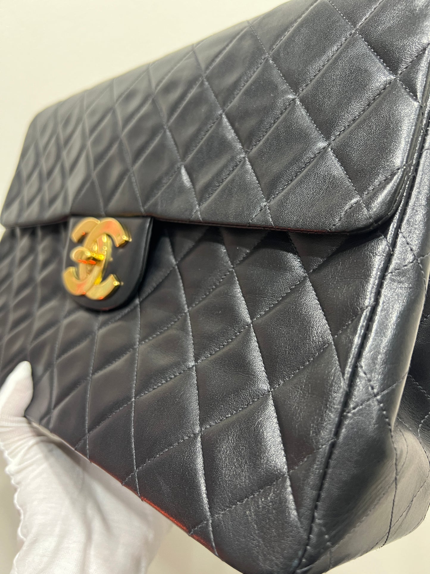 CHANEL Classic Jumbo 35 24K gold