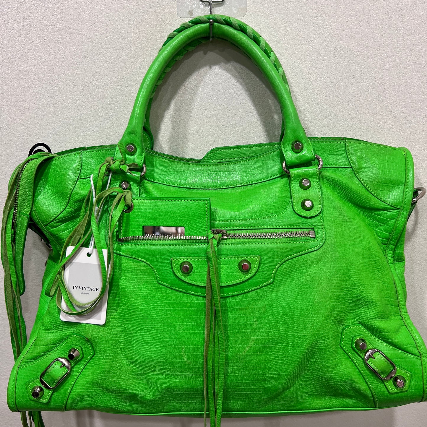 BALENCIAGA Lizard leather City Bag