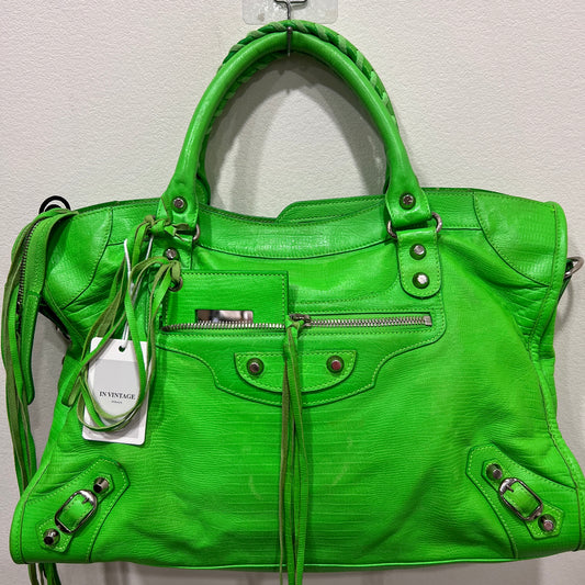 BALENCIAGA Lizard leather City Bag