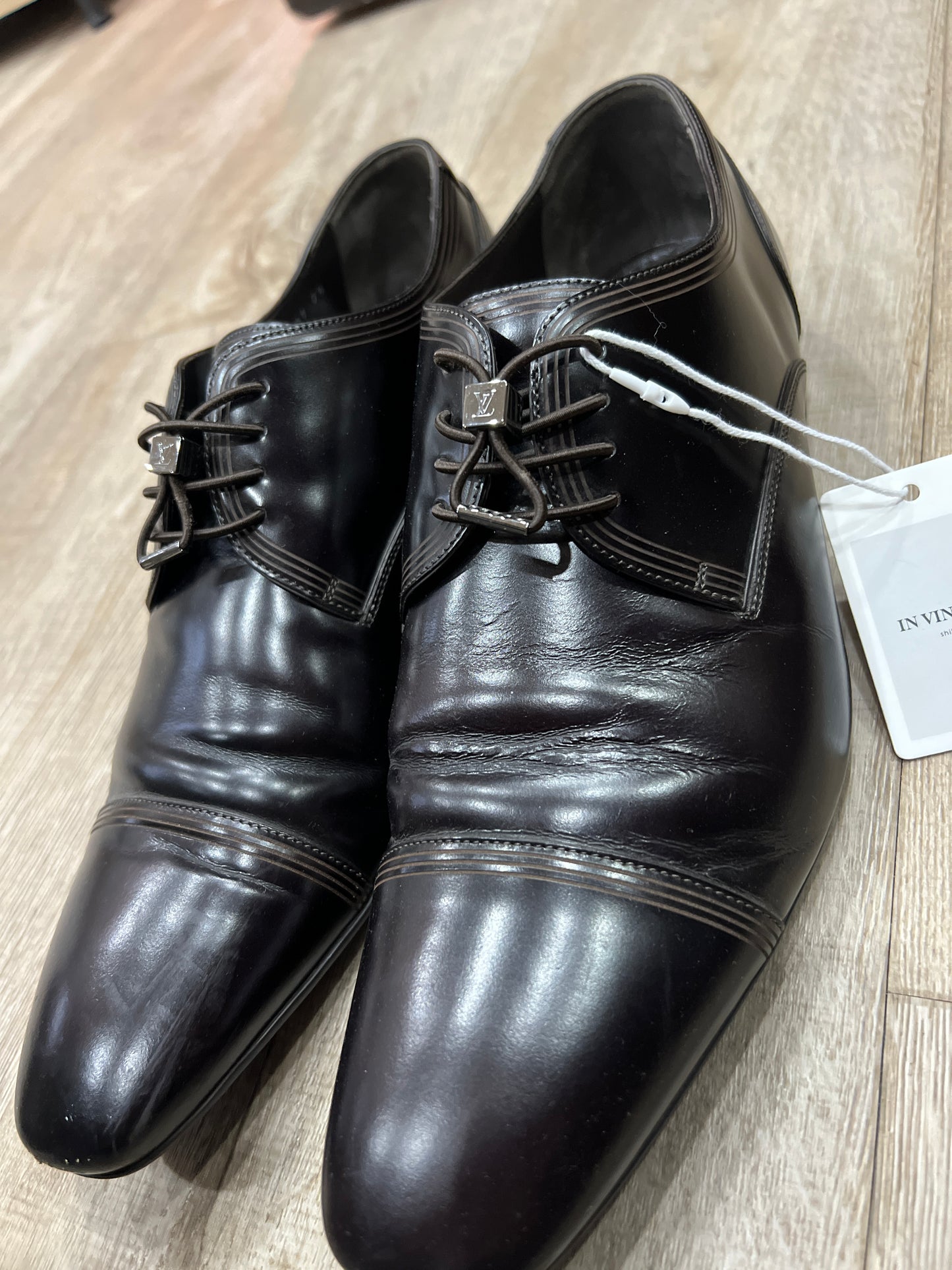 LOUIS VUITTON Men's Leather Shoes Full Complete Set