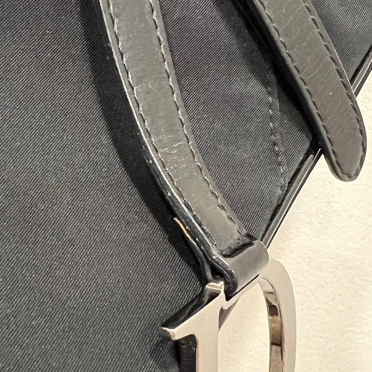 DIOR Black Saddle Bag