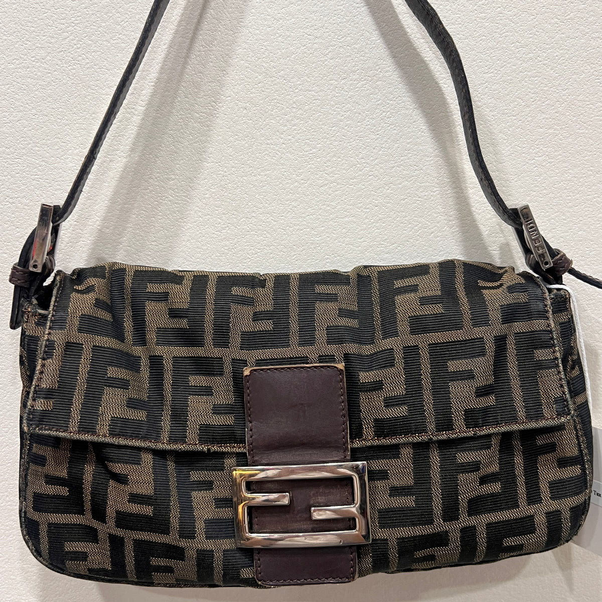 Fendi Baguette Zucca Canvas