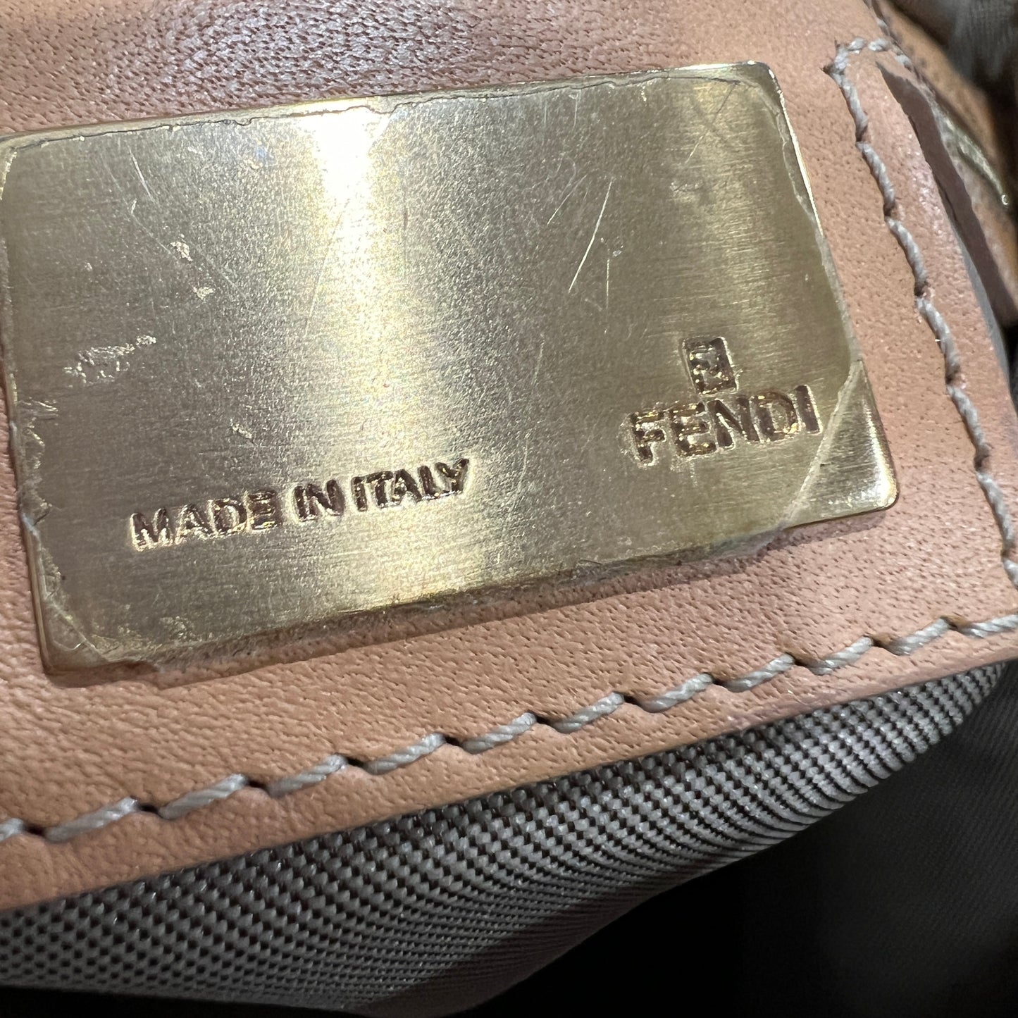 FENDI Mamma Baguette Double Flap