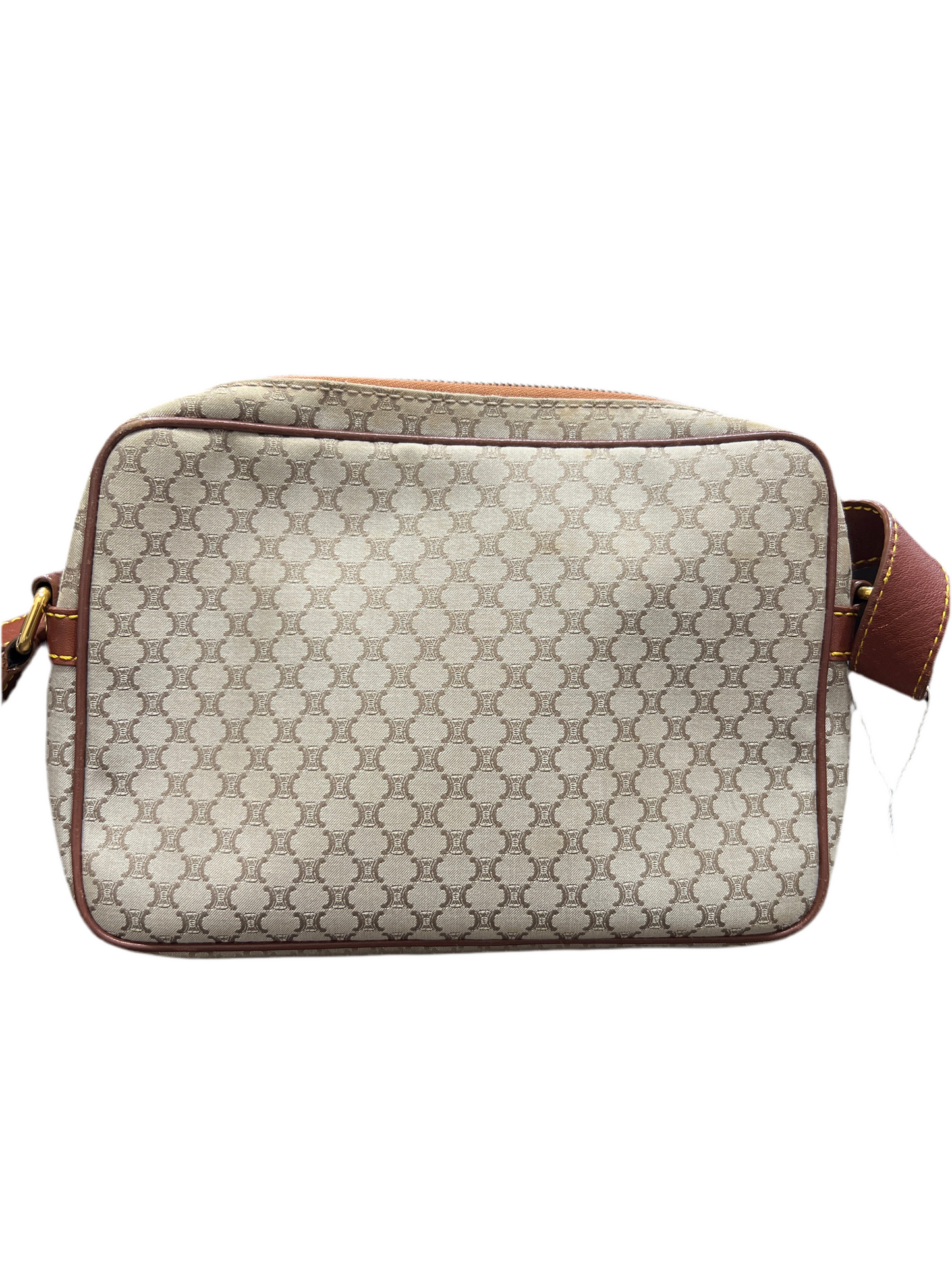 CELINE Macadam Canvas Shoulder Bag