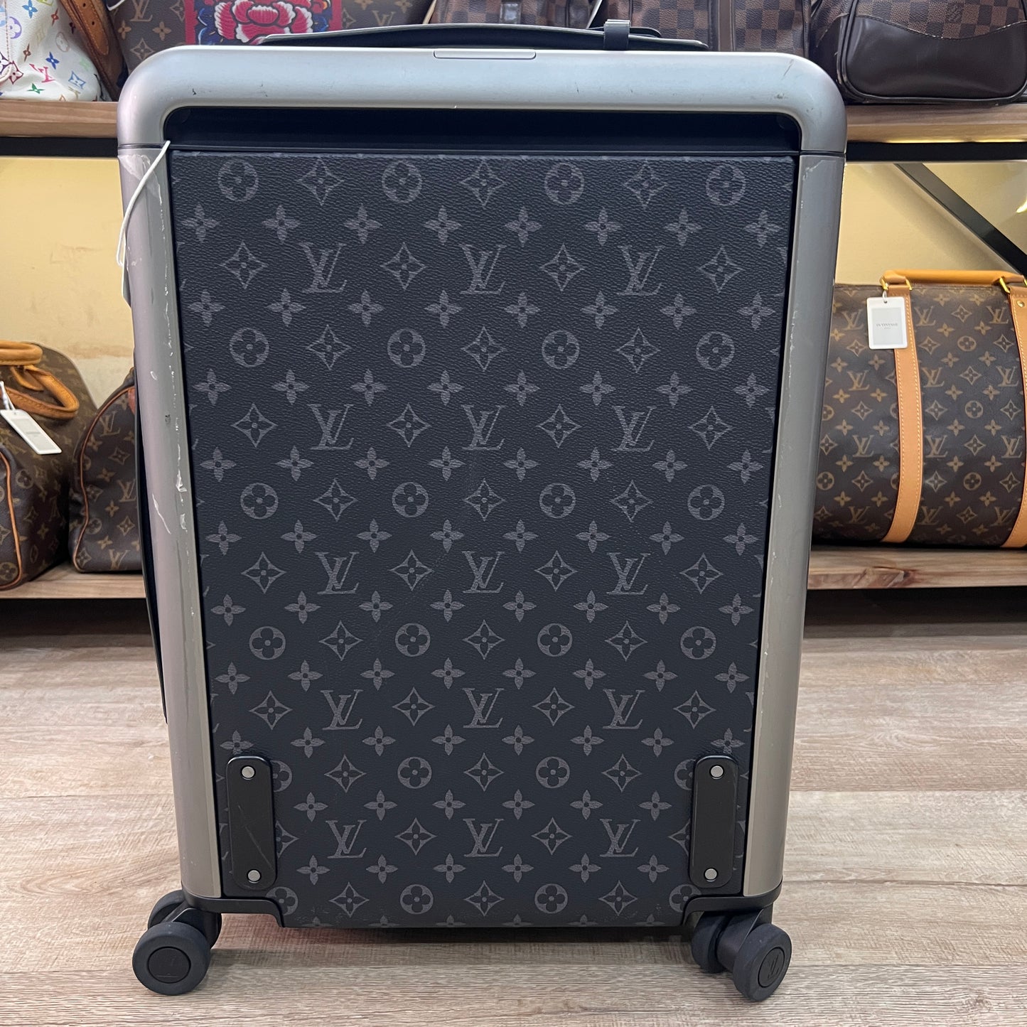 LOUIS VUITTON Horizon Grey Monogram Eclipse 55cm Suitcase