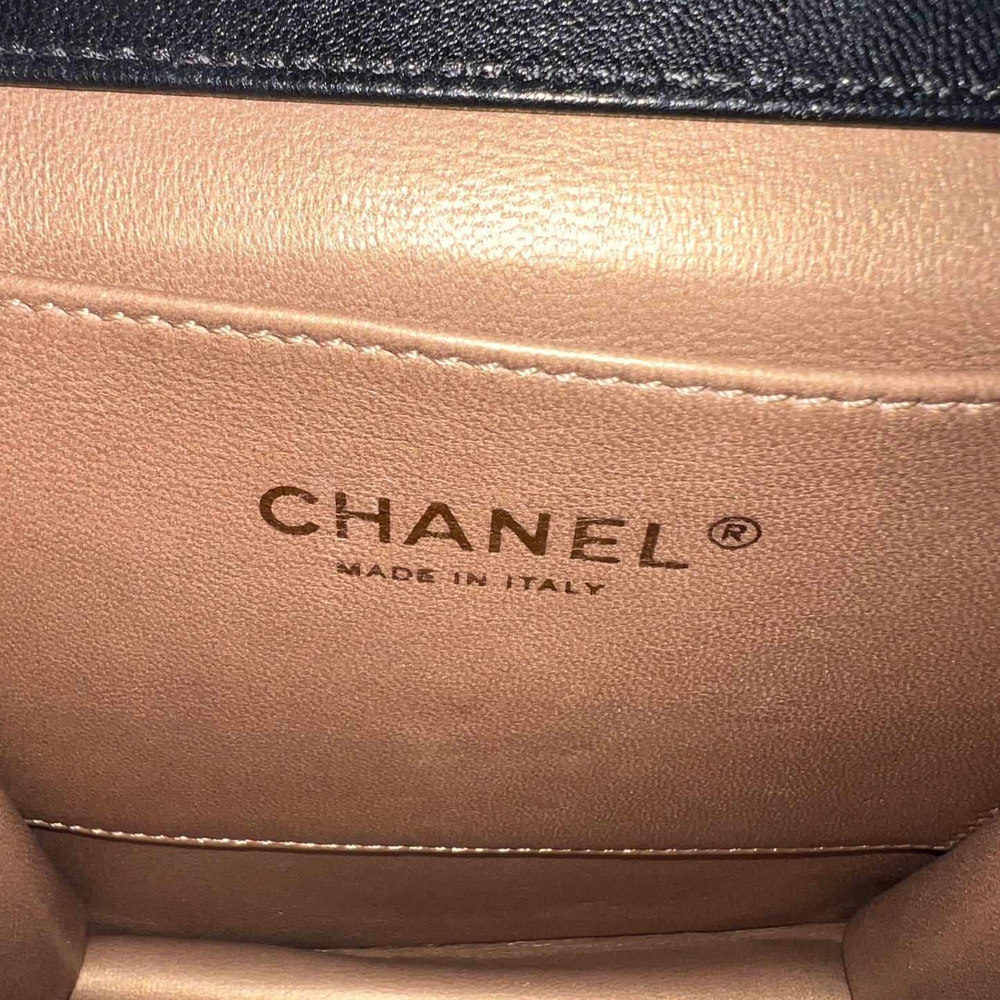 CHANEL Mini Chic Pearl Flap Bag Quilted