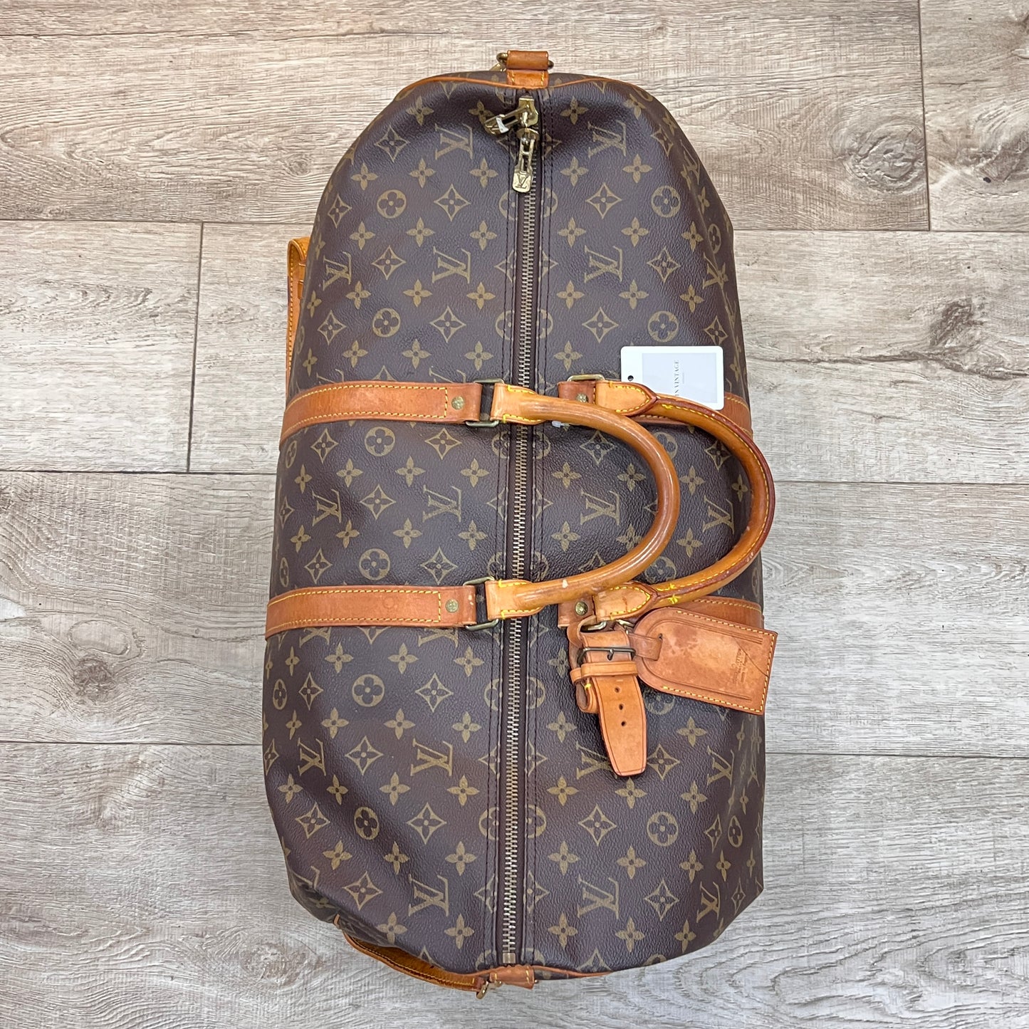 LOUIS VUITTON Keepall 55cm w/ strap