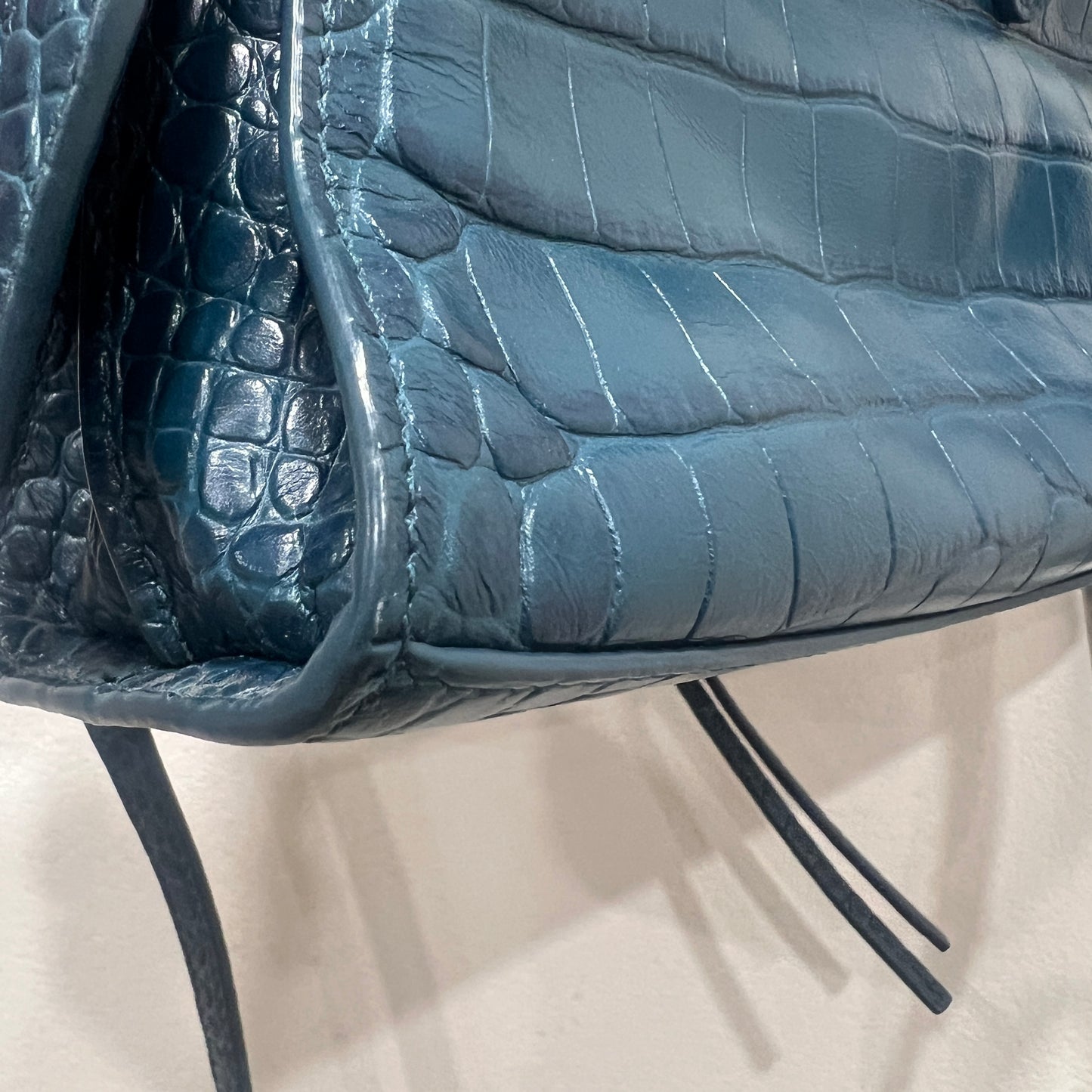 BALENCIAGA Mini City Crocodile
