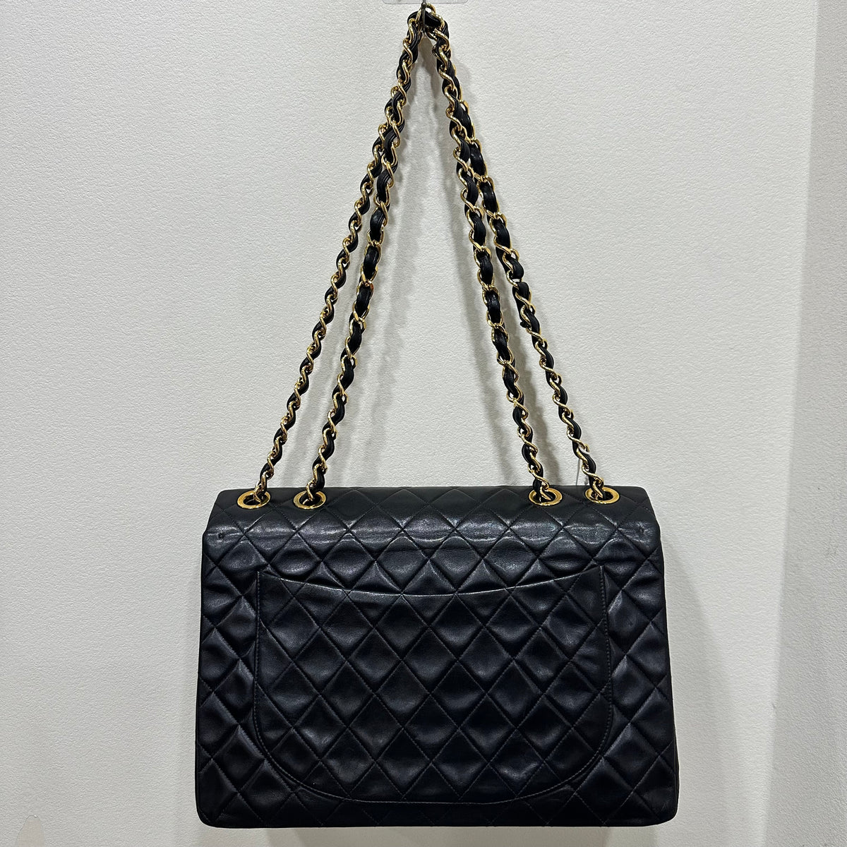 CHANEL Classic Flap Year 1994-1996 24k Gold CC Turn-lock