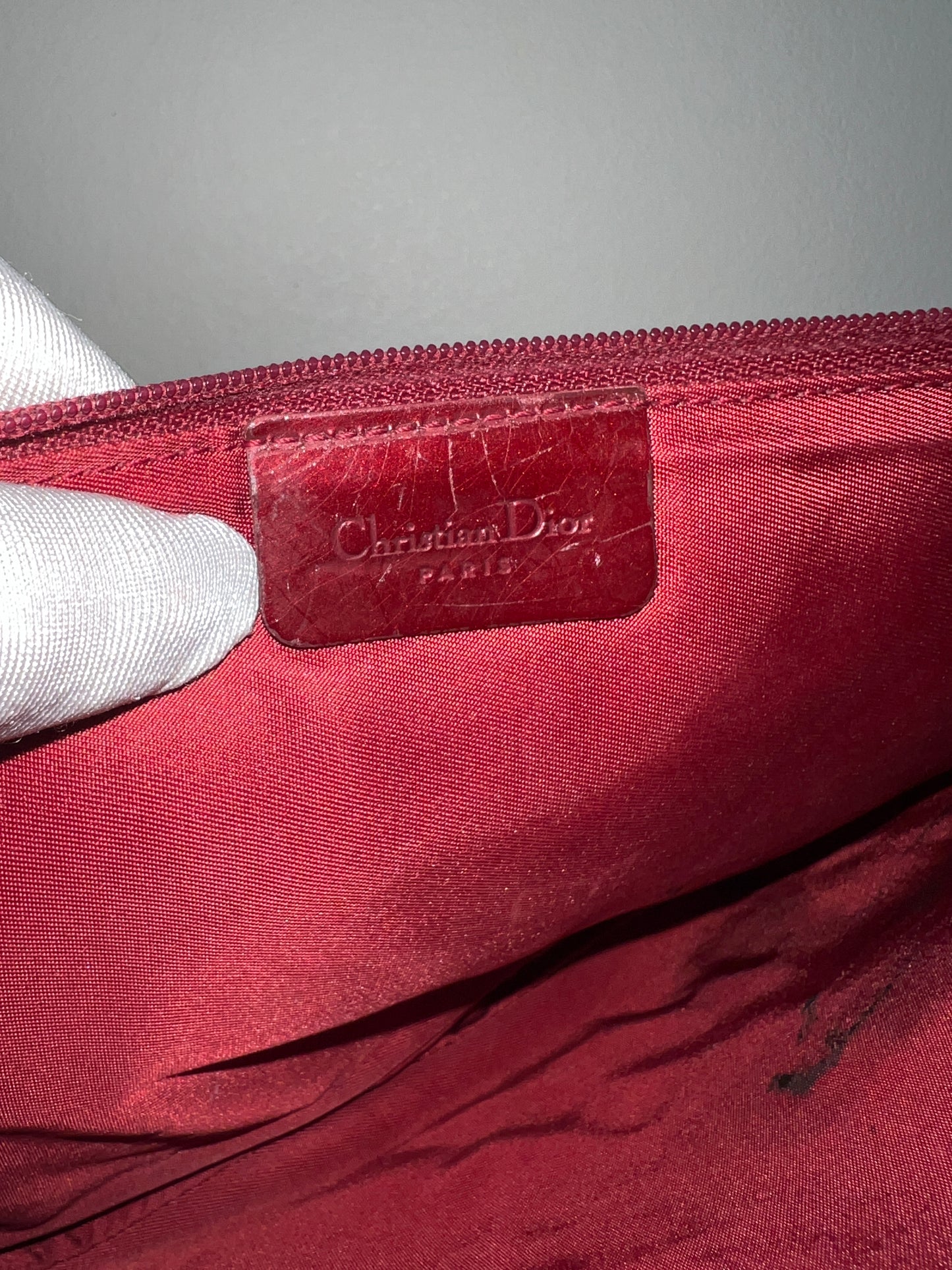 DIOR Diorissimo Cloth Clutch Bag