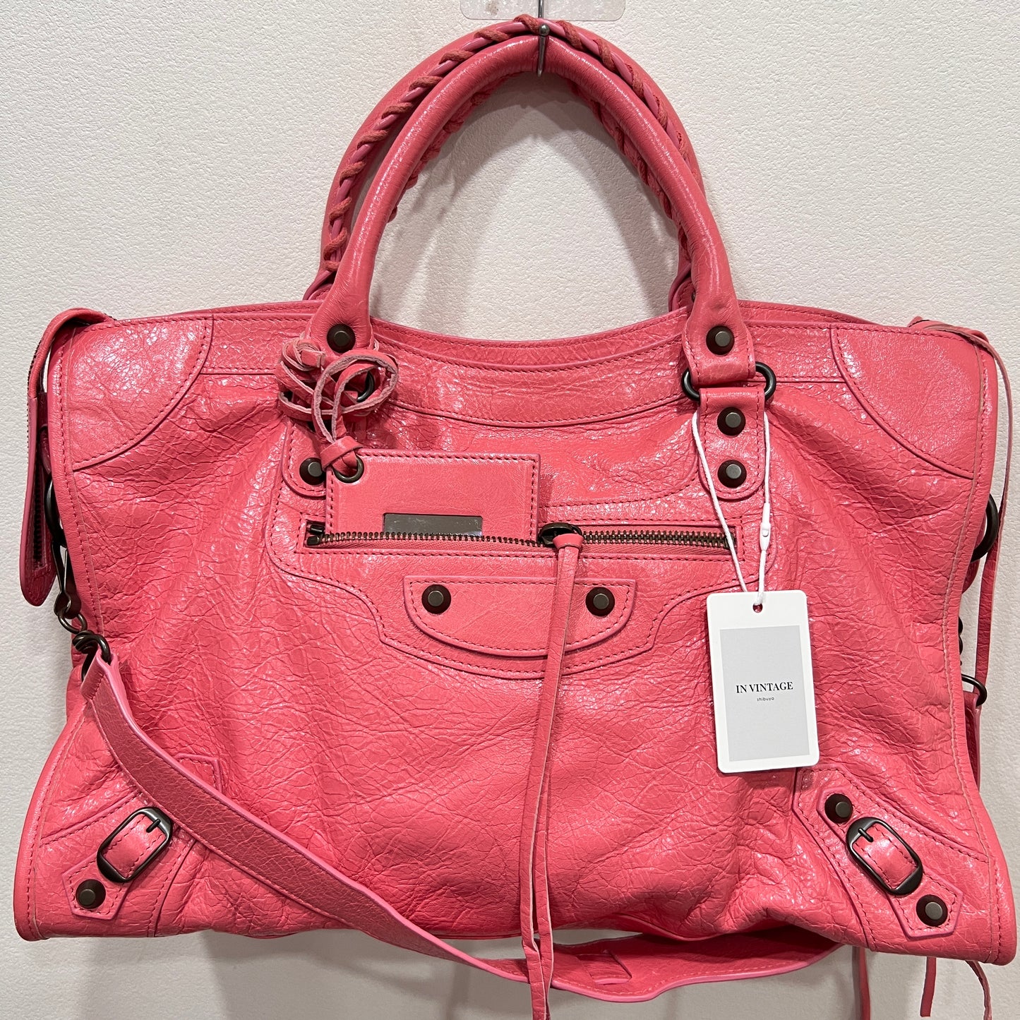 BALENCIAGA Pink City Bag