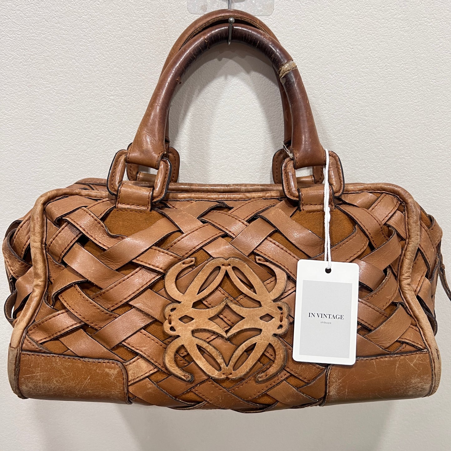 LOEWE Amazona Woven Handbag (718-36)