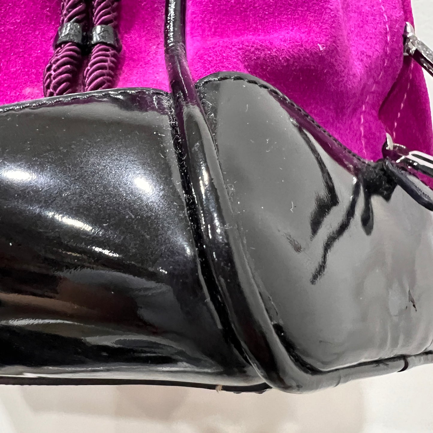 LOEWE Suede Fucshia Pink Amazona