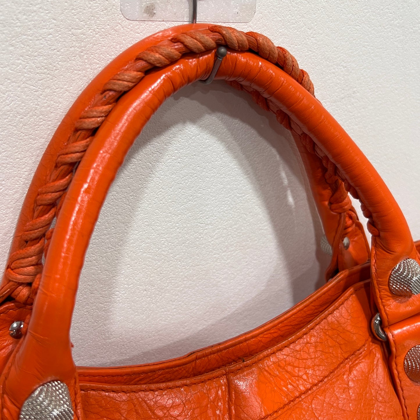 BALENCIAGA City Bag Orange Giant Hardware