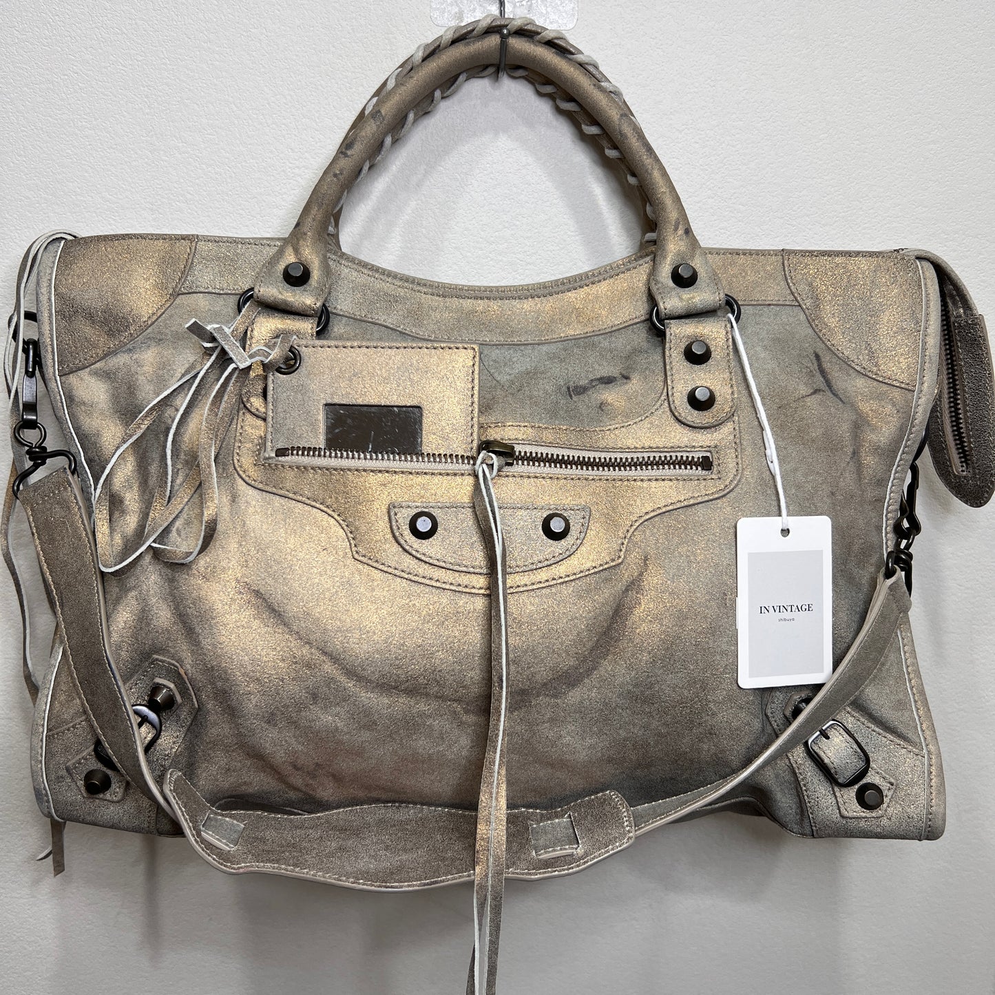 BALENCIAGA City Bag pearlescent