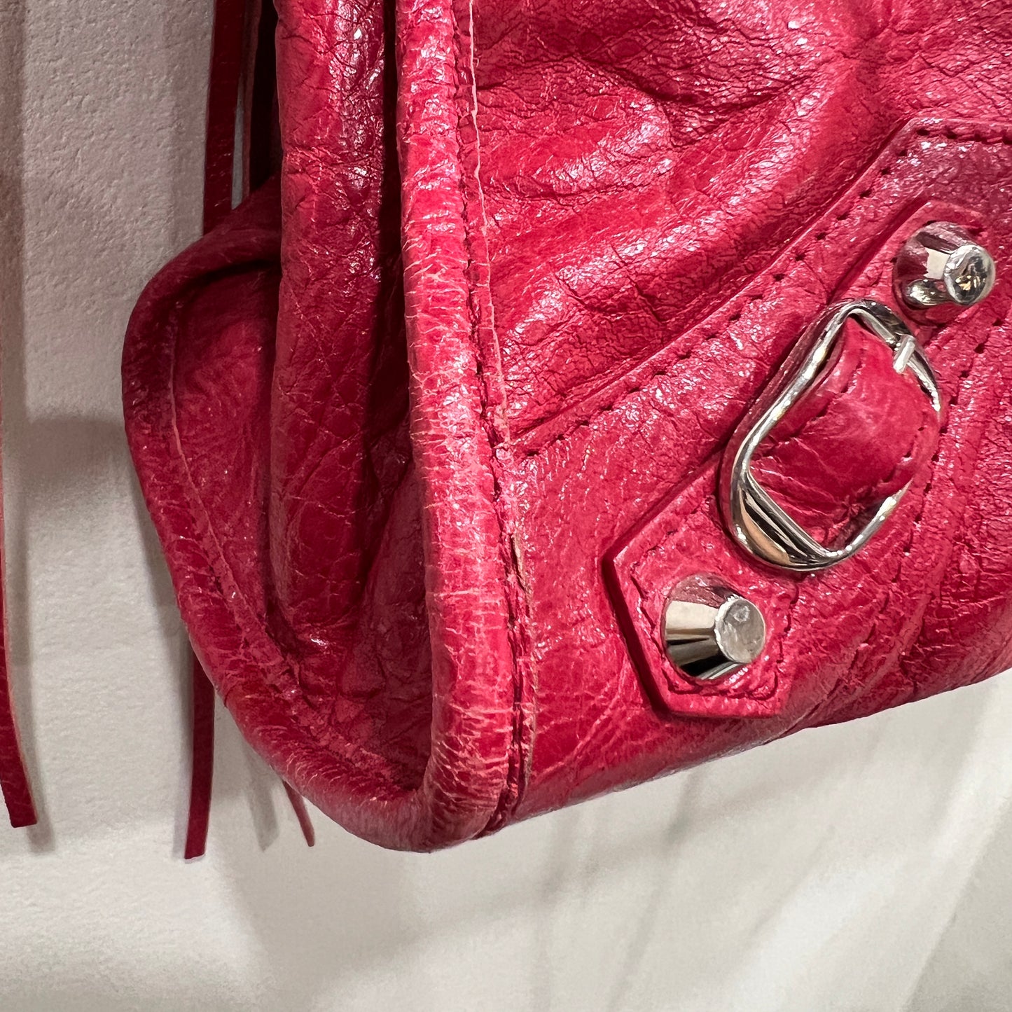 BALENCIAGA City Bag Medium Red