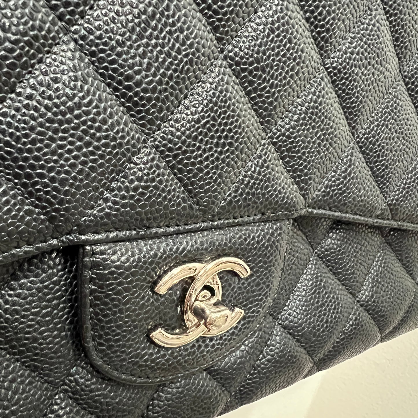 CHANEL Classic Flap Maxi Caviar Leather