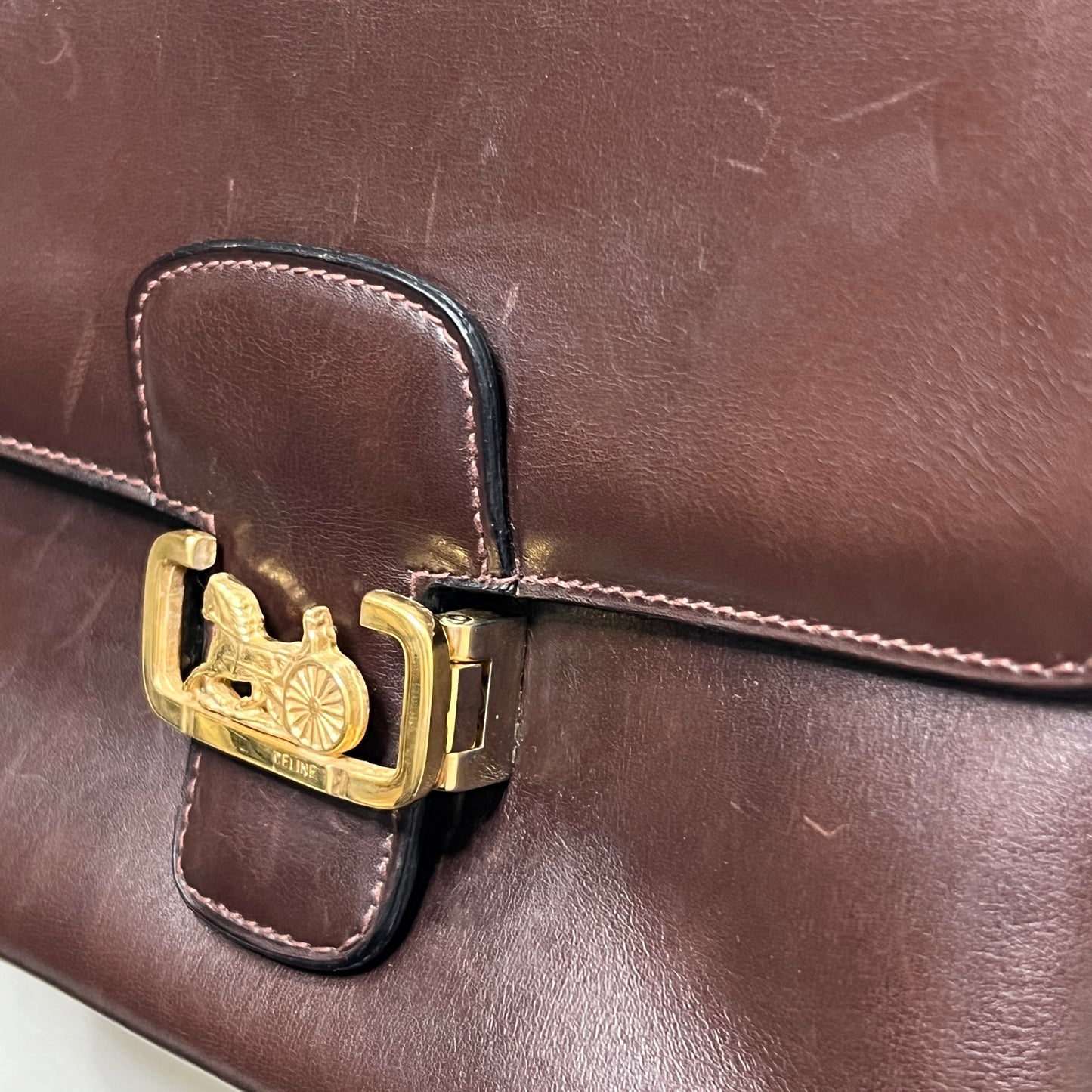 CELINE Carriage Shoulder Bag
