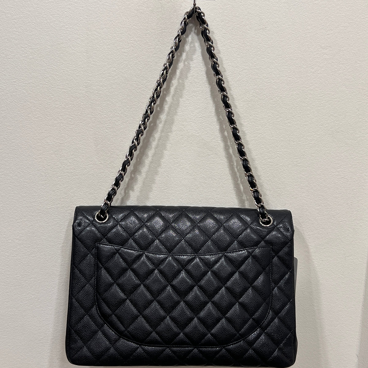 CHANEL Caviar Single Flap Jumbo