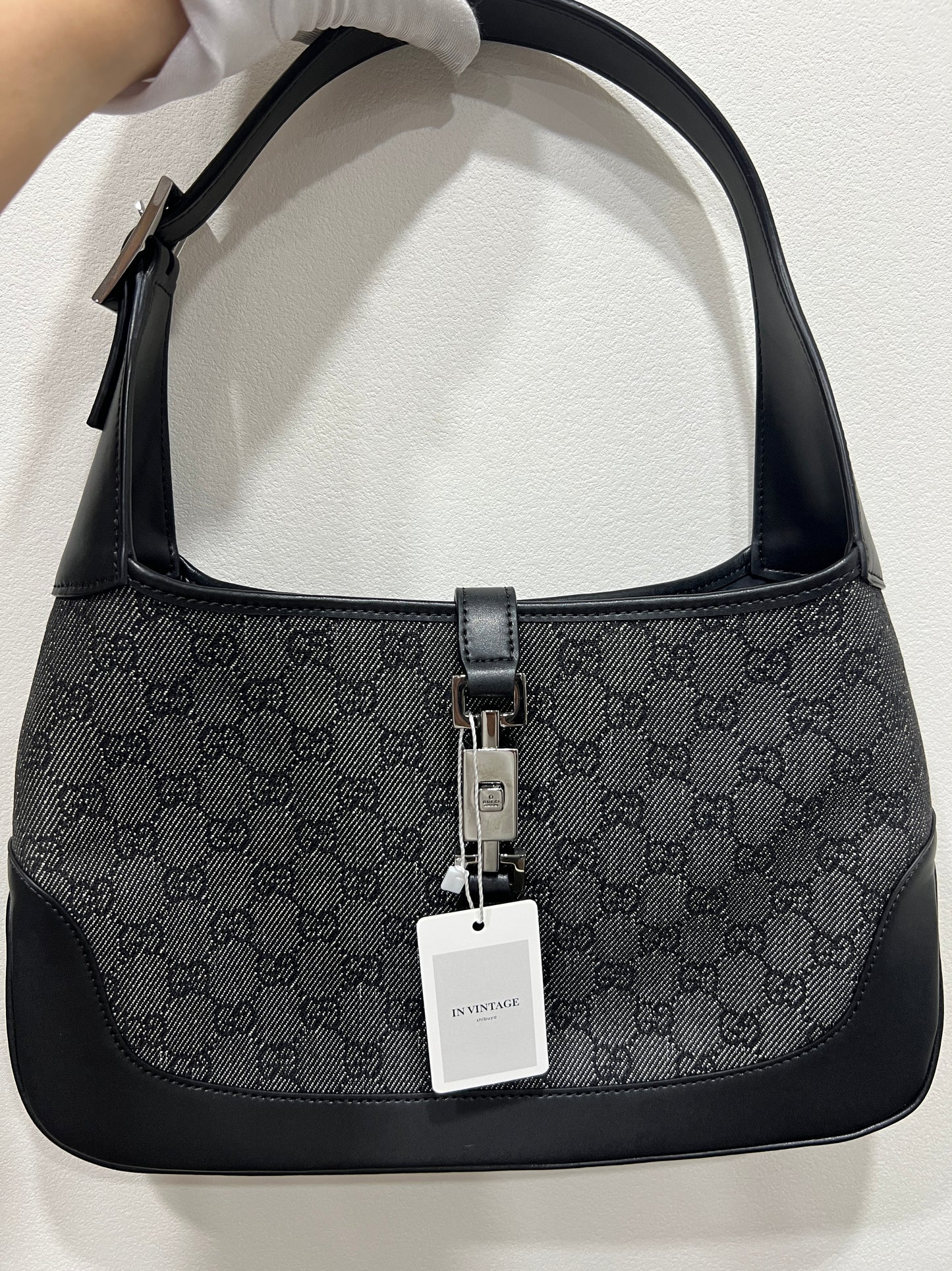 GUCCI JACKIE COTTON CANVAS