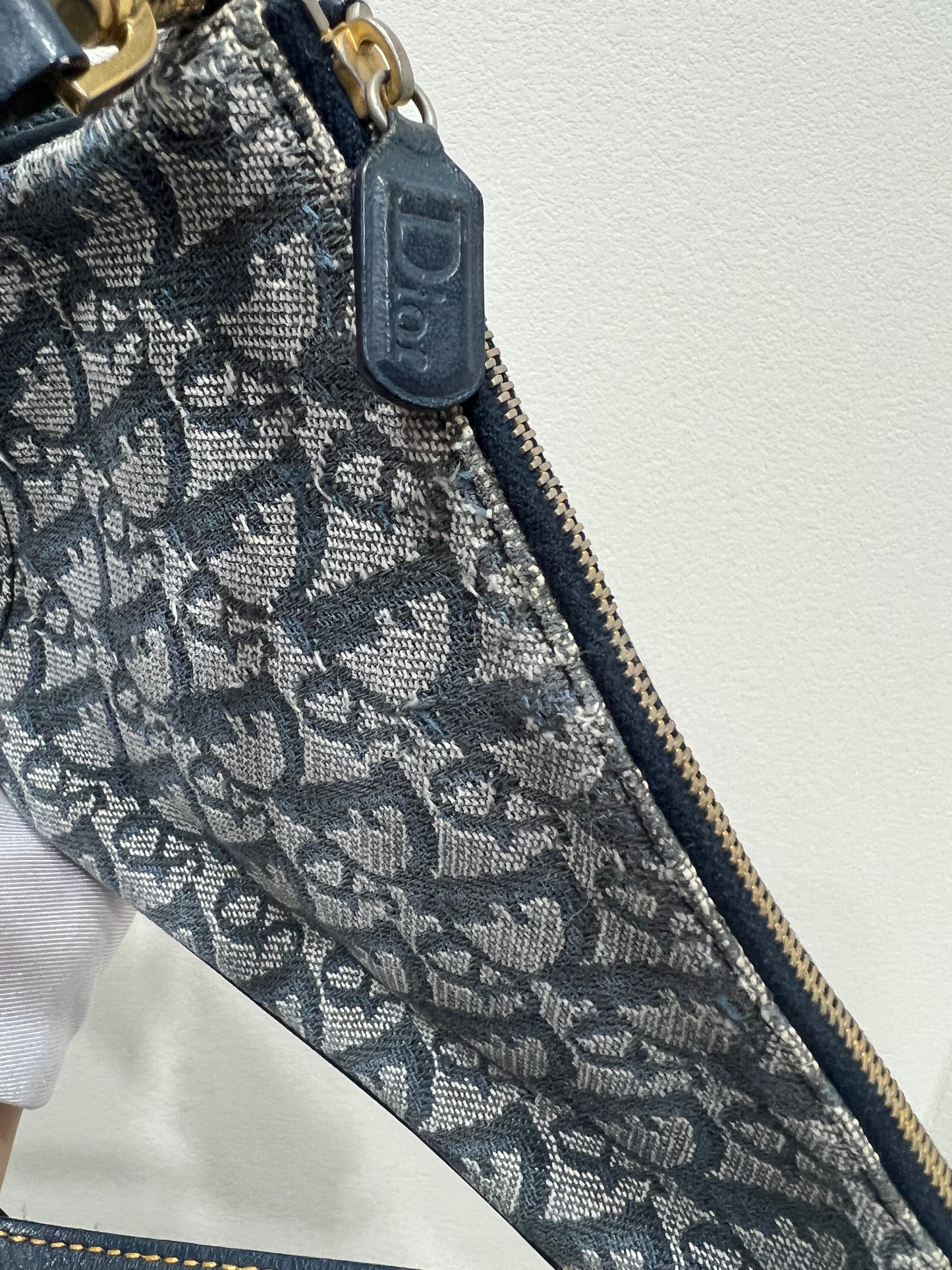 DIOR Saddle Bag Navy Blue