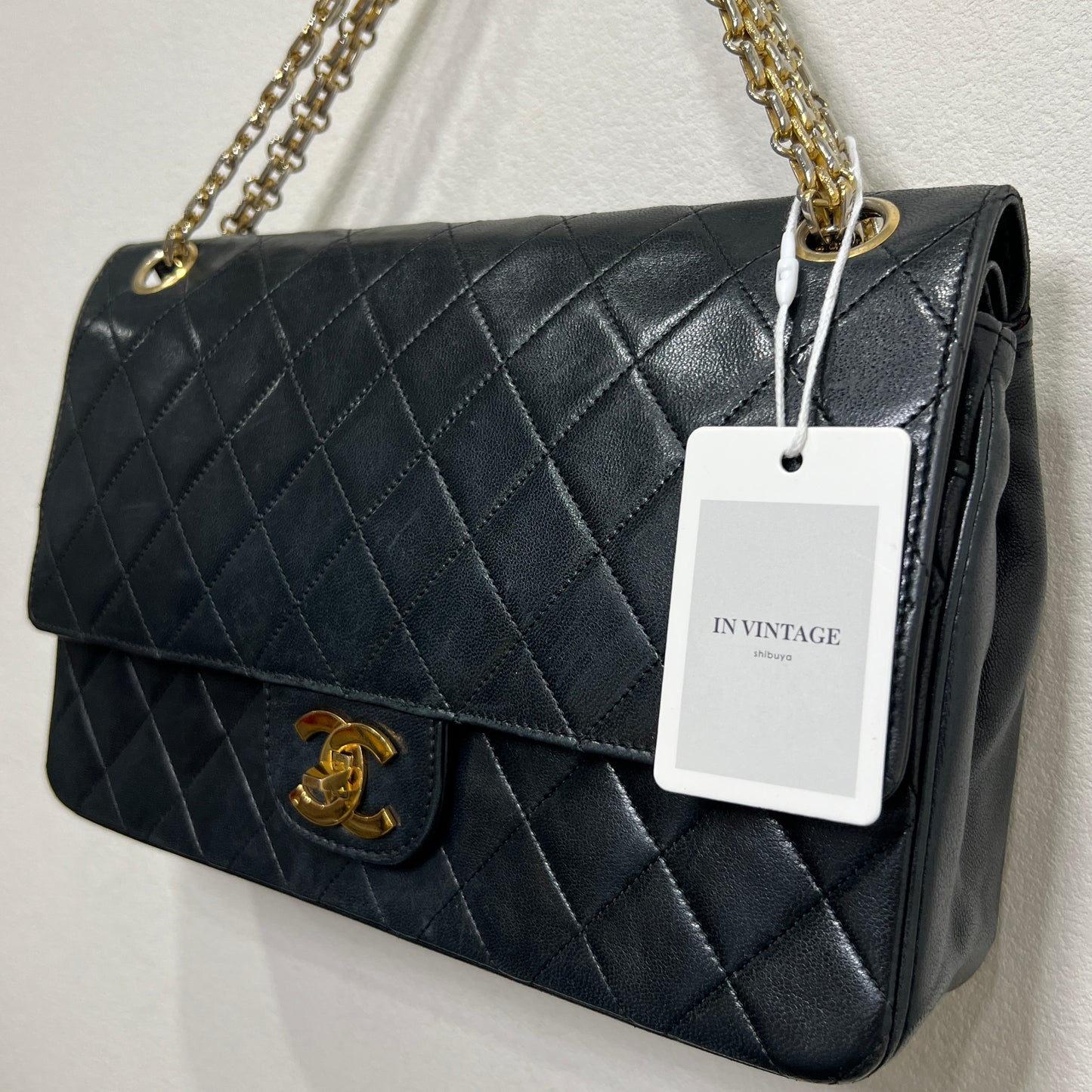 CHANEL CLASSIC DOUBLE FLAP BAG MADEMOISELLE CHAIN
