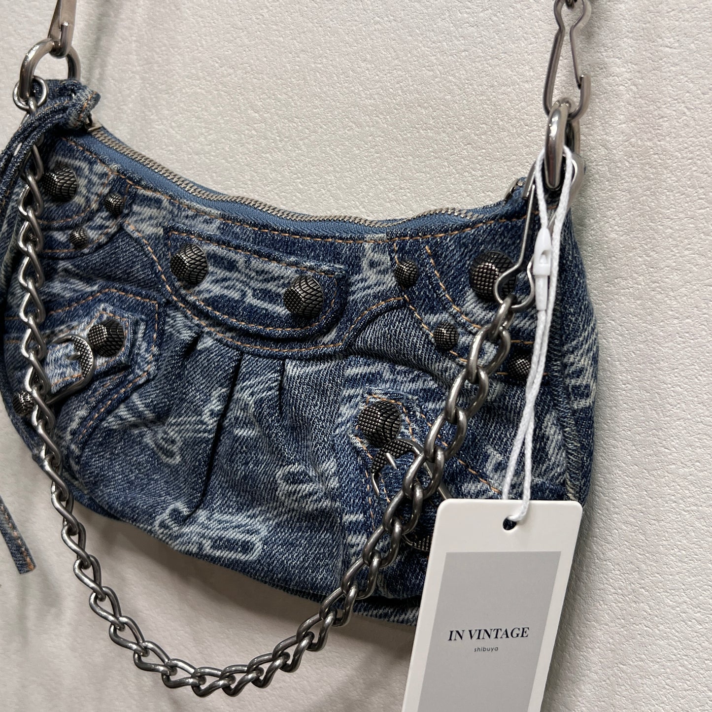 BALENCIAGA Le Cagole Mini Denim (264252)