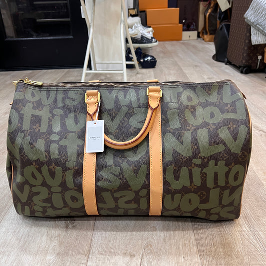 LOUIS VUITTON KEEPALL 45 X Stephen Sprouse