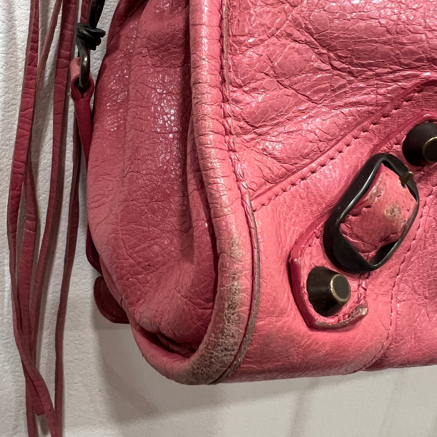 BALENCIAGA Pink City Bag